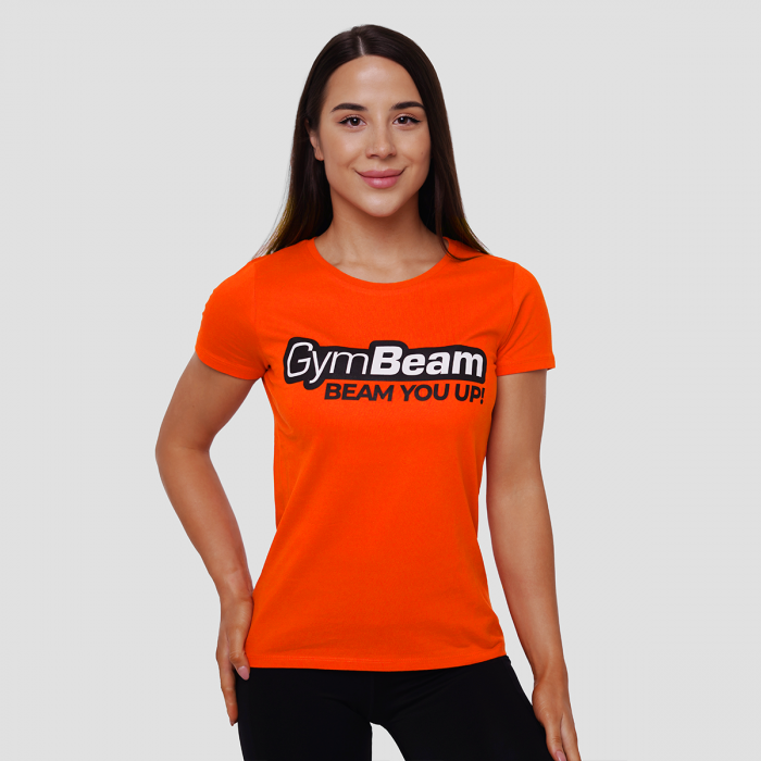 Tricou pentru femei Beam Orange - GymBeam