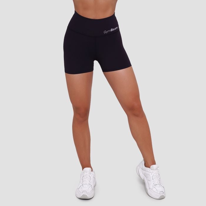 Pantaloni scurți pentru femei BEAT Black - GymBeam L