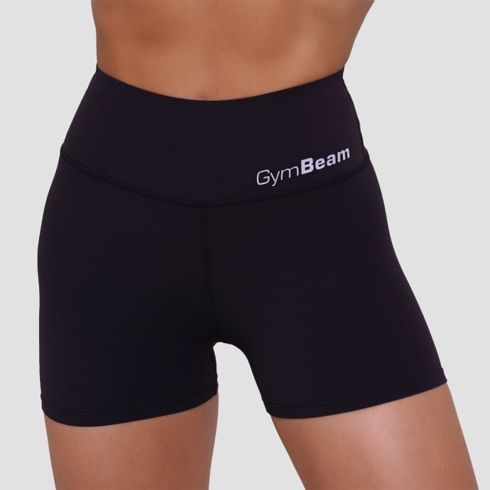 Pantaloni scurți pentru femei BEAT Black - GymBeam L