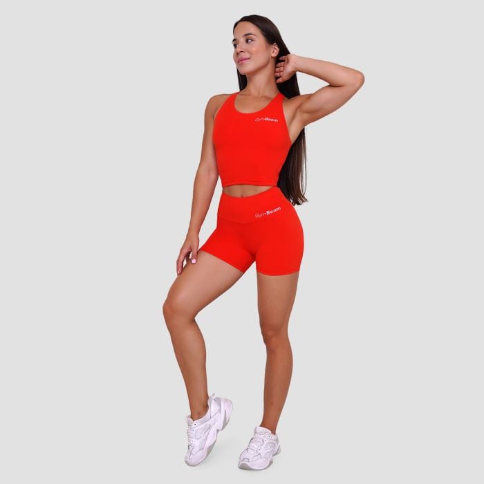 Pantaloni scurți pentru femei BEAT Tangerine - GymBeam XS