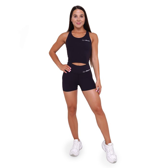 Top sport pentru femei BEAT Black - GymBeam S