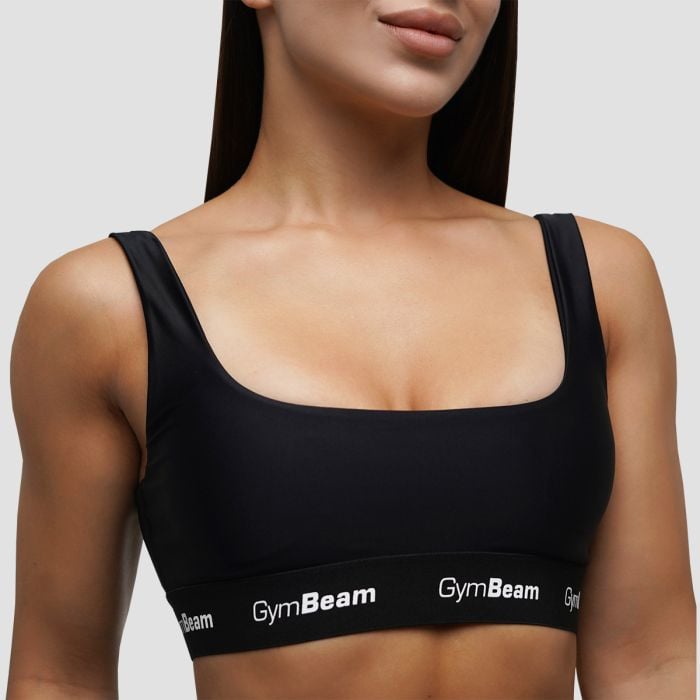 Sutien de baie Sporty Black - GymBeam XL