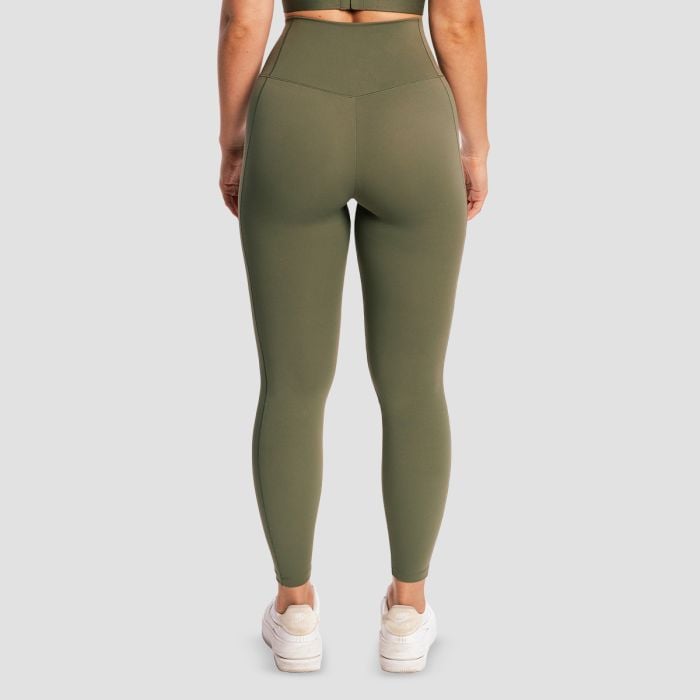 Colanți pentru femei Combat Olive Grey - GymBeam S