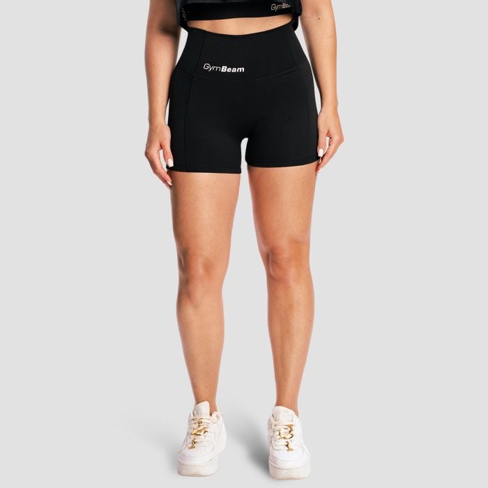 Pantaloni scurți pentru femei Combat Black - GymBeam XL