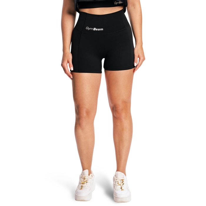 Pantaloni scurți pentru femei Combat Black - GymBeam XL