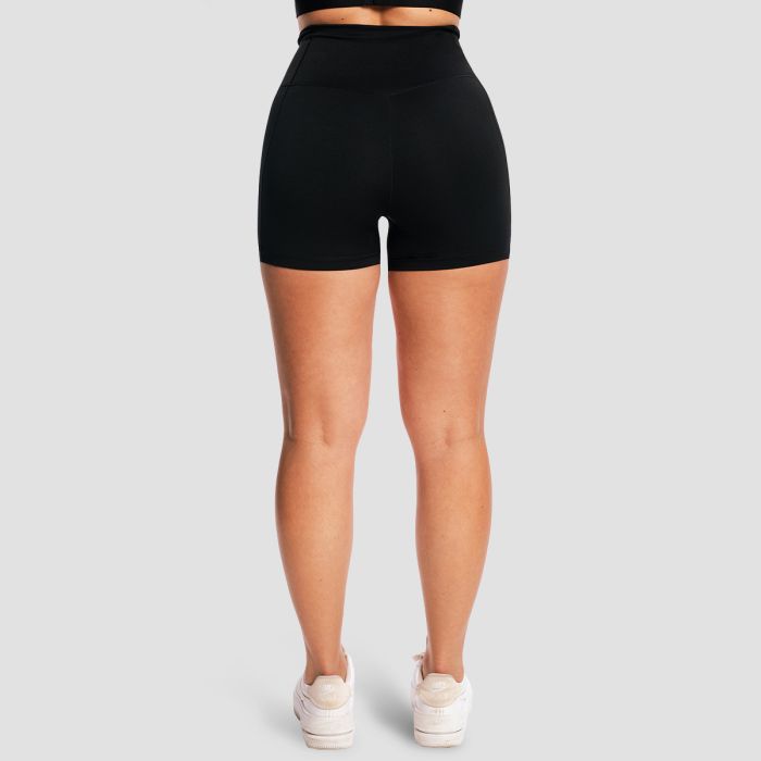 Pantaloni scurți pentru femei Combat Black - GymBeam XL