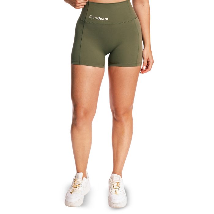 Pantaloni scurți pentru femei Combat Olive Grey - GymBeam XS