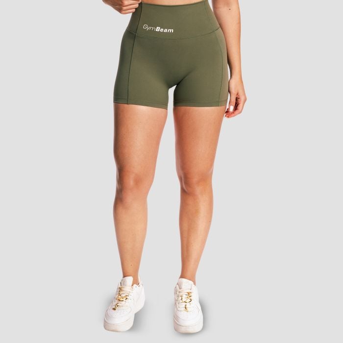 Pantaloni scurți pentru femei Combat Olive Grey - GymBeam XS