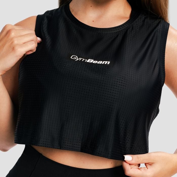 Top pentru femei Combat Black - GymBeam M