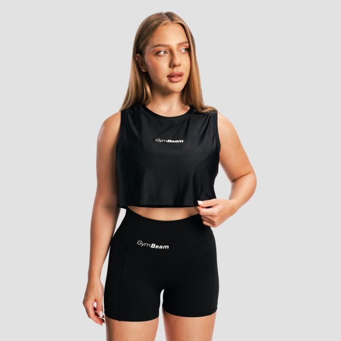 Top pentru femei Combat Black - GymBeam M