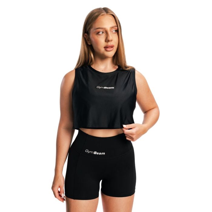Top pentru femei Combat Black - GymBeam M
