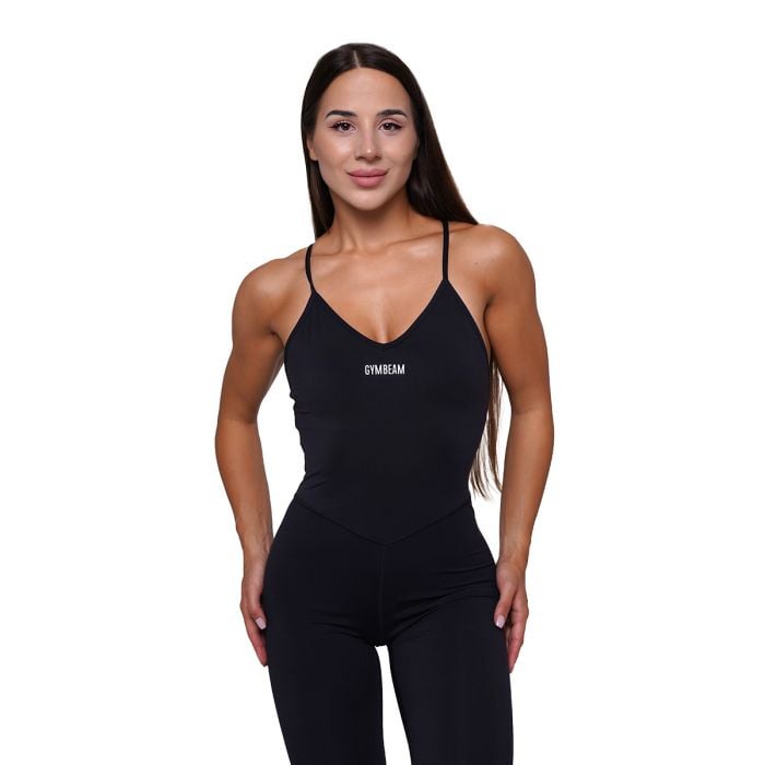 Salopetă pentru femei FIT Black - GymBeam S