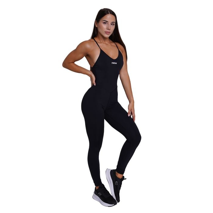 Salopetă pentru femei FIT Black - GymBeam S
