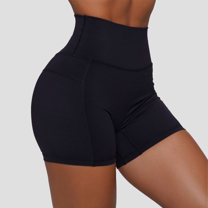 Pantaloni scurți pentru femei FIT Black - GymBeam S