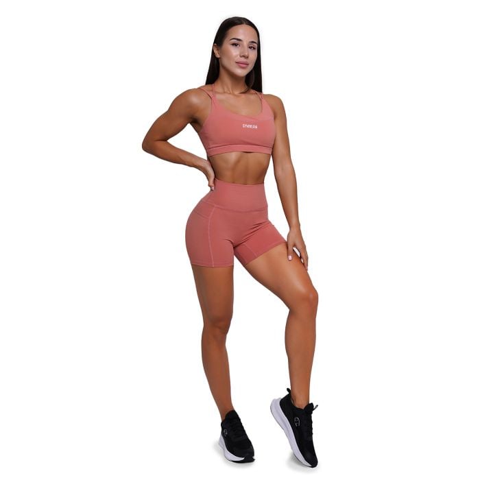 Pantaloni scurți pentru femei FIT Salmon - GymBeam S