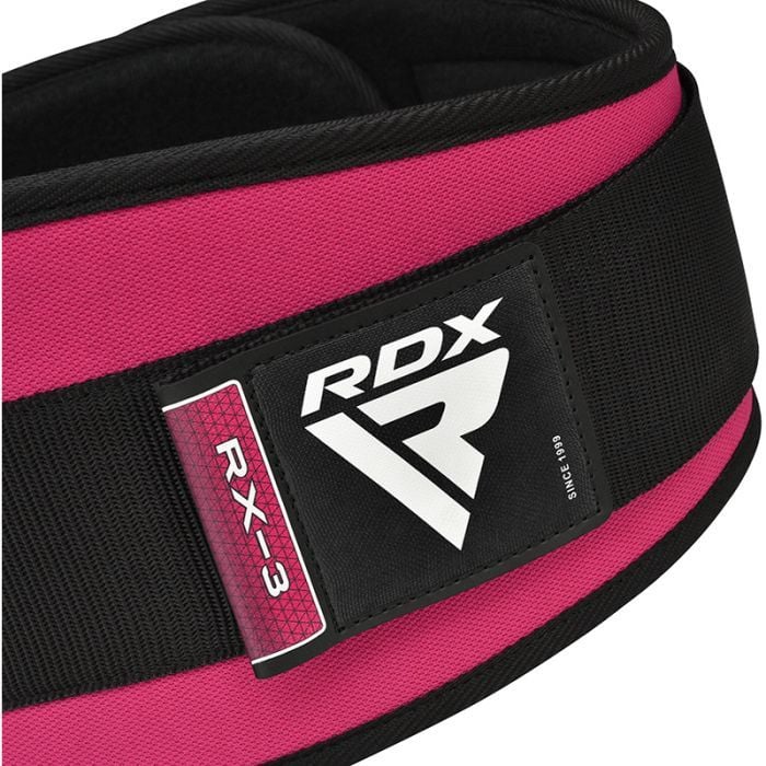 Centură fitness pentru femei RX3 Pink - RDX Sports S