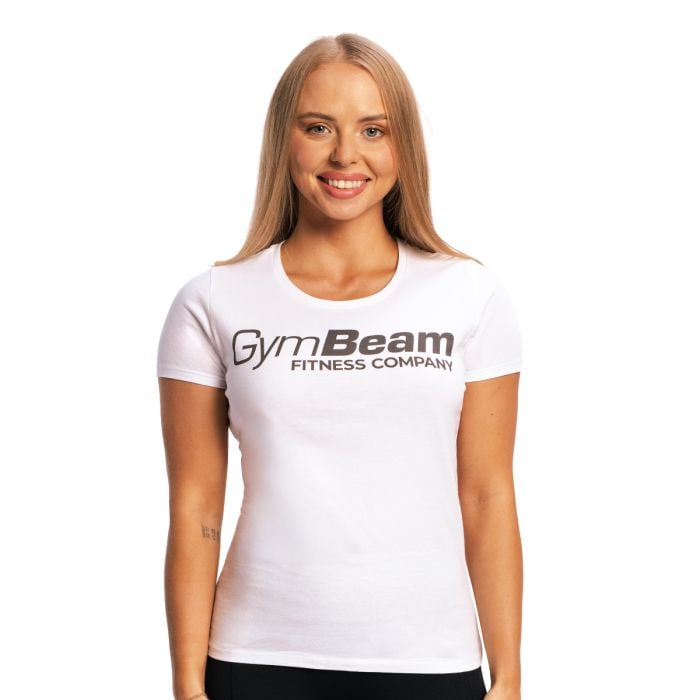 Tricou pentru femei Fitness White - GymBeam XL