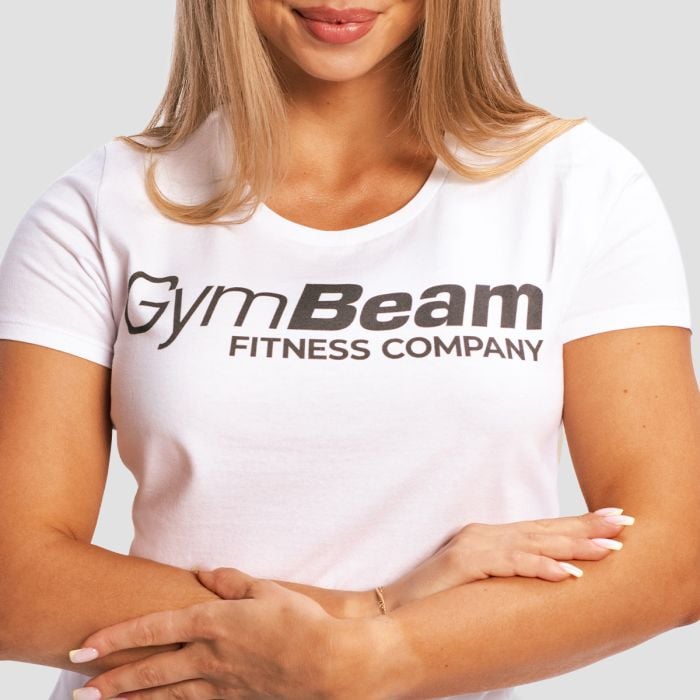 Tricou pentru femei Fitness White - GymBeam XL