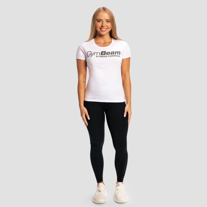 Tricou pentru femei Fitness White - GymBeam XL