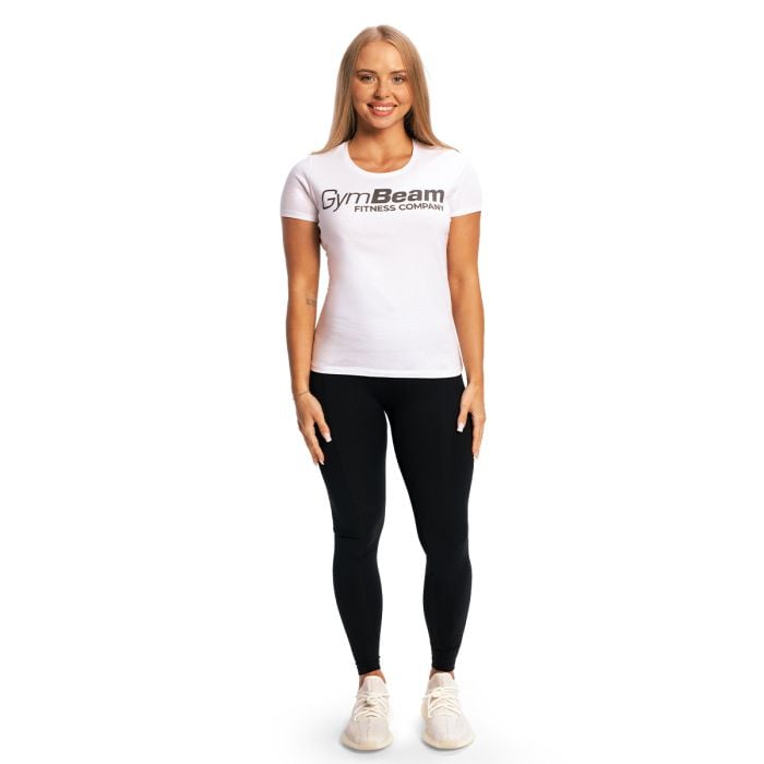 Tricou pentru femei Fitness White - GymBeam XL