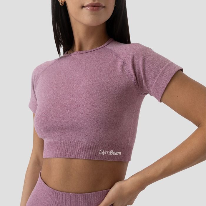 Tricou pentru femei FLO Crop Top Violet - GymBeam XL