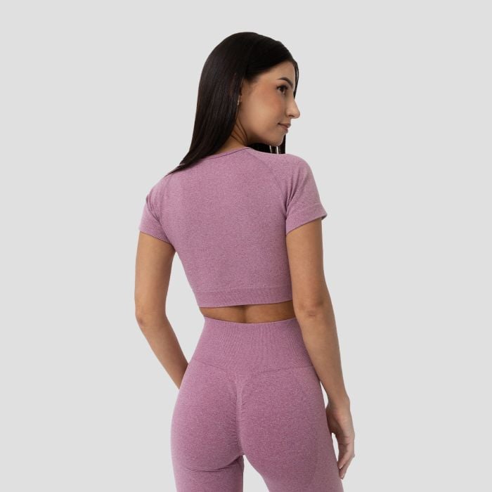 Tricou pentru femei FLO Crop Top Violet - GymBeam XL