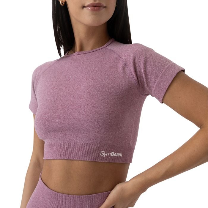 Tricou pentru femei FLO Crop Top Violet - GymBeam XL