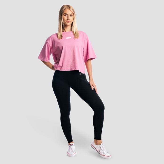 Tricou pentru femei Boxy Girls Club Pink - GymBeam M