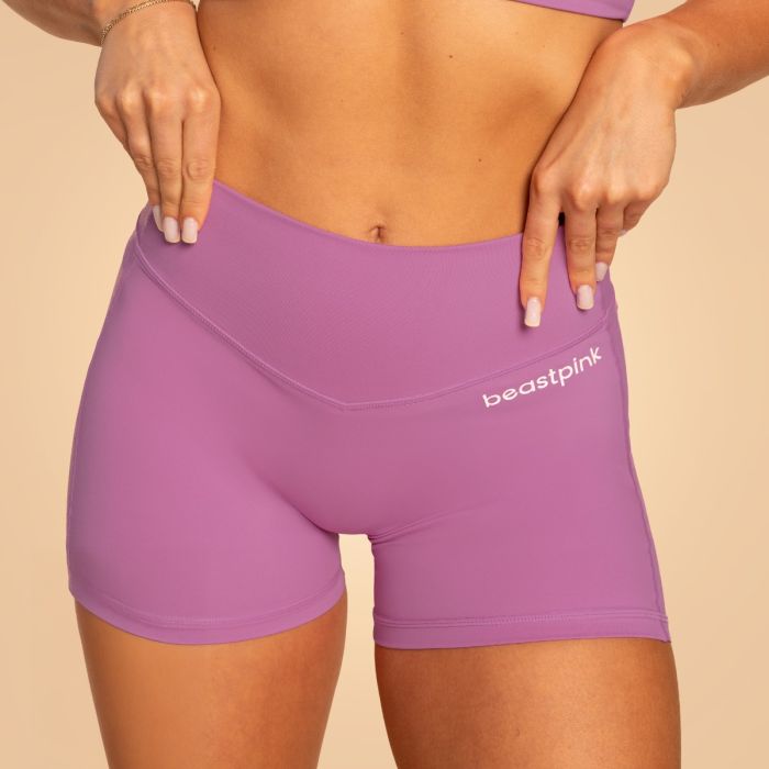 Pantaloni scurți pentru femei Grace Purple - BeastPink M
