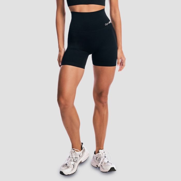 Pantaloni scurți pentru femei GymBabe Black - GymBeam M