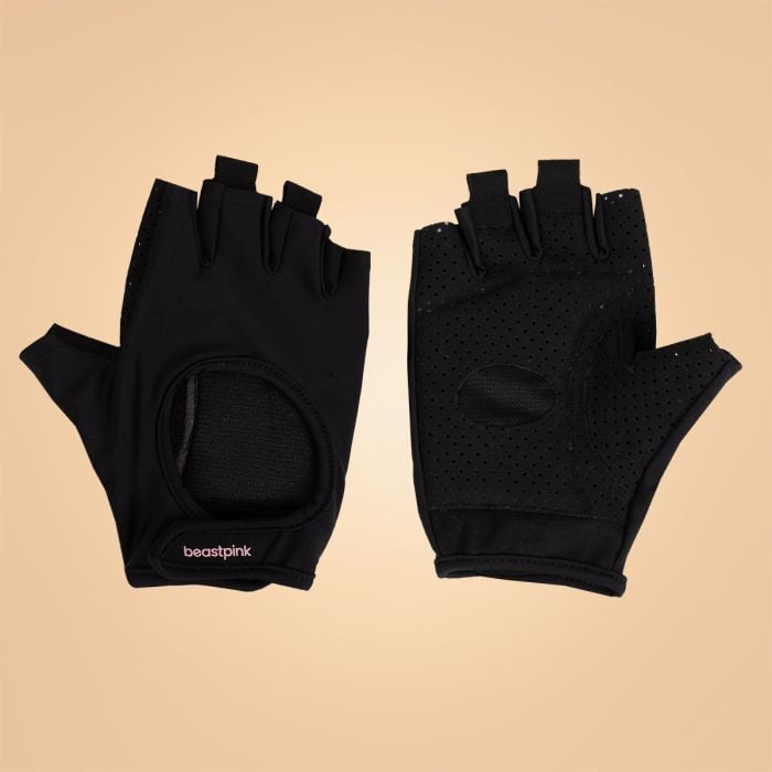 Mănuși fitness pentru femei Hyper Black - BeastPink S