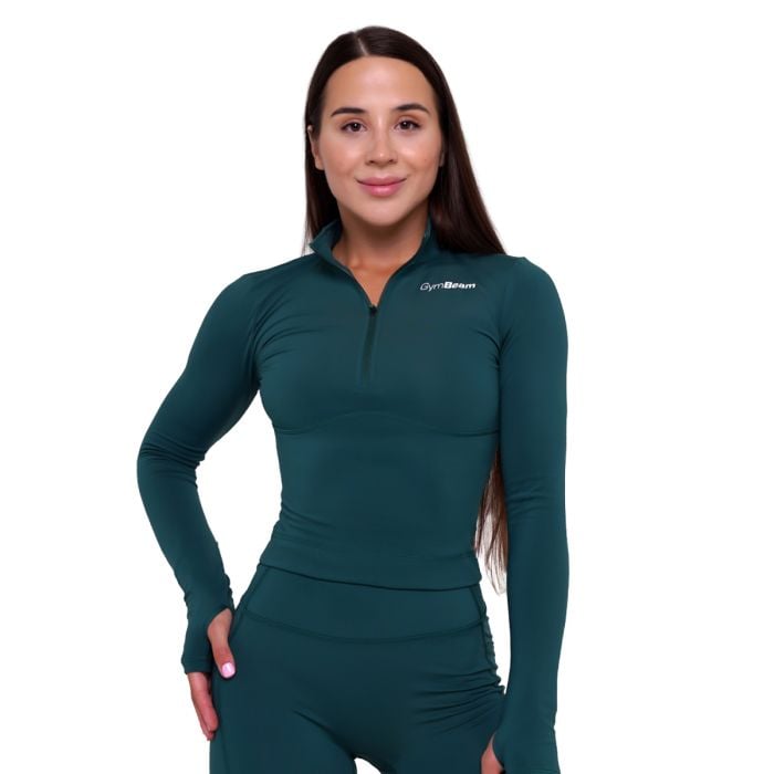 Top sport pentru femei Ignite Dark Green - GymBeam M