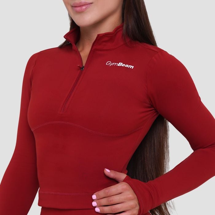 Top sport pentru femei Ignite Dark Red - GymBeam S