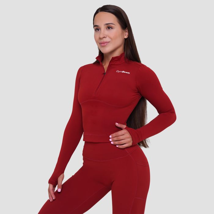 Top sport pentru femei Ignite Dark Red - GymBeam S