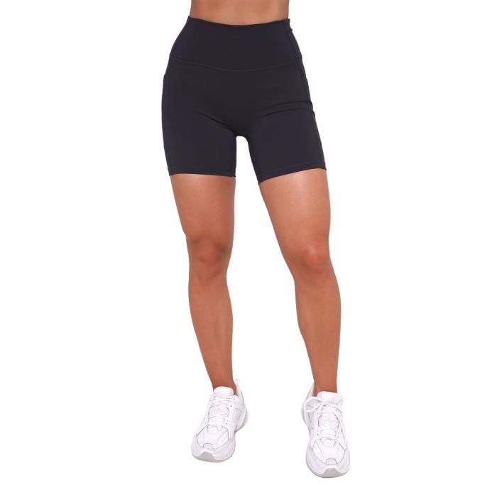 Pantaloni scurți pentru femei Ignite Black - GymBeam S