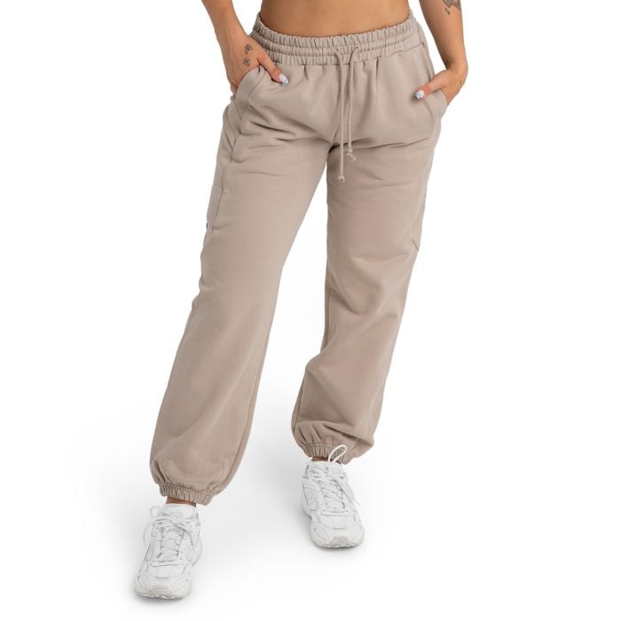 Pantaloni sport pentru femei Taupe - STRIX XS