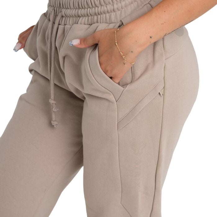 Pantaloni sport pentru femei Taupe - STRIX XS