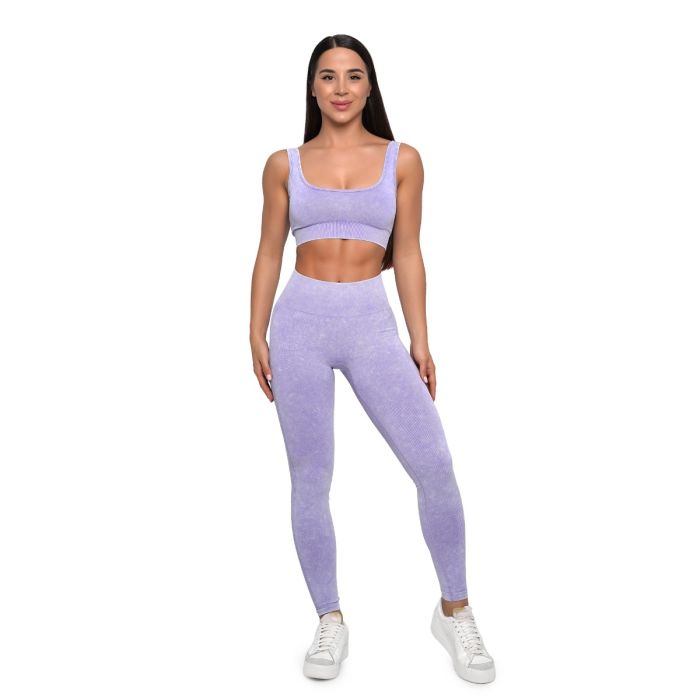 Colanți pentru femei Lift Seamless Violet - GymBeam S
