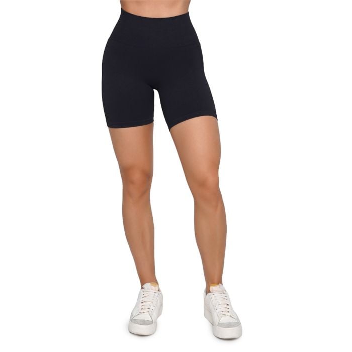 Pantaloni scurți pentru femei Lift Seamless Black - GymBeam S