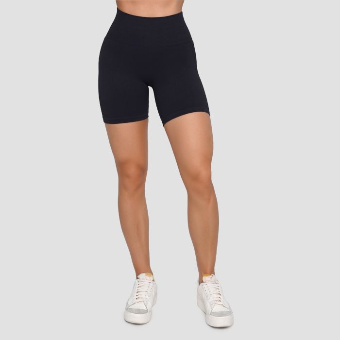 Pantaloni scurți pentru femei Lift Seamless Black - GymBeam S