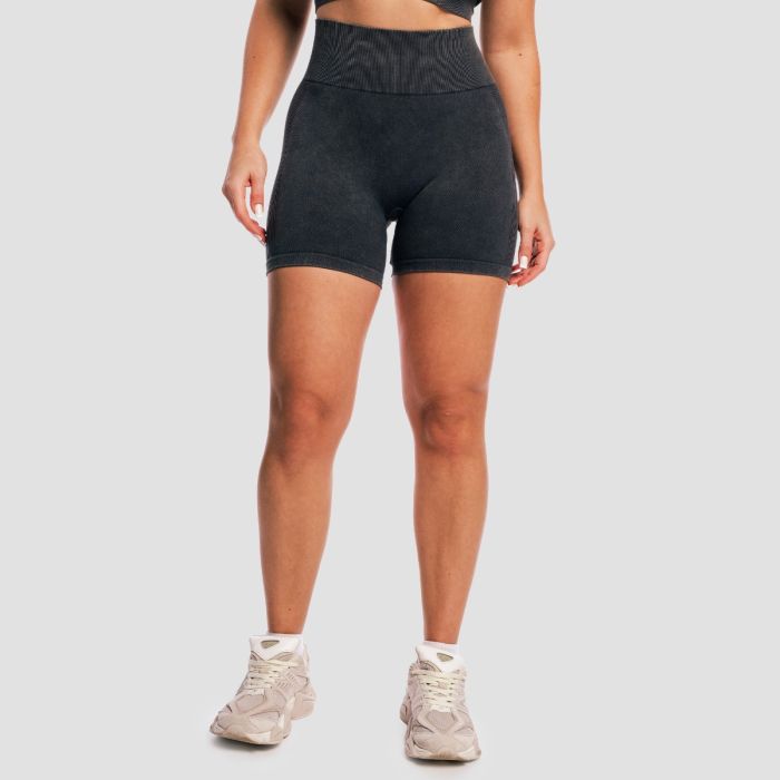 Pantaloni scurți pentru femei Lift Seamless Coal - GymBeam XS