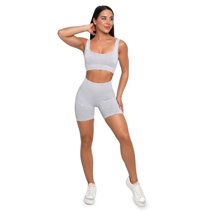 Pantaloni scurți pentru femei Lift Seamless Grey - GymBeam M