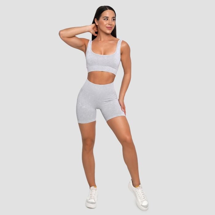Pantaloni scurți pentru femei Lift Seamless Grey - GymBeam M