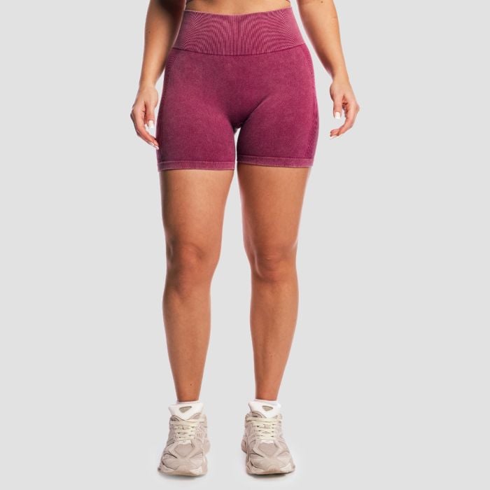 Pantaloni scurți pentru femei Lift Seamless Plum - GymBeam XS