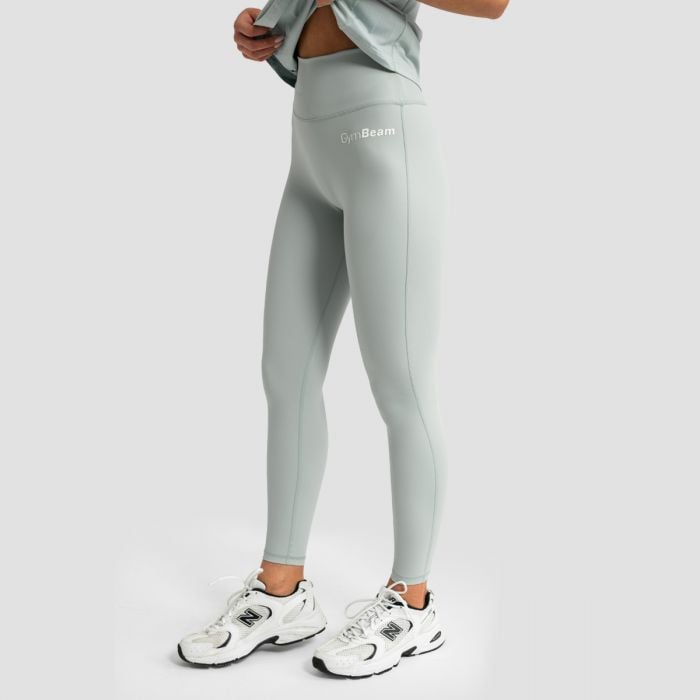 Colanți pentru femei High-waist Limitless Eucalypt - GymBeam S