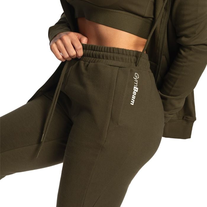 Pantaloni pentru femei Limitless Espresso - GymBeam XXL