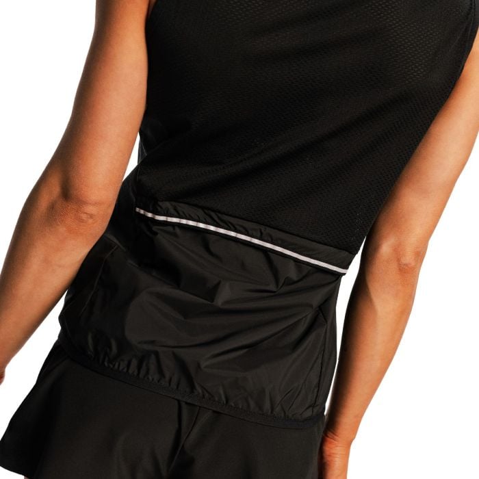 Vestă de alergare pentru femei Pulse X Black - GymBeam M