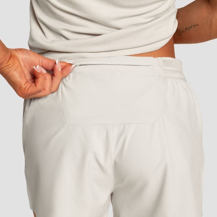 Pantaloni scurți de alergare pentru femei Pulse X Gray - GymBeam M