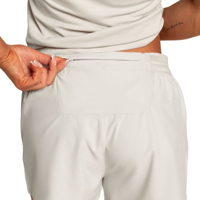 Pantaloni scurți de alergare pentru femei Pulse X Gray - GymBeam M