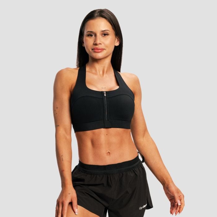 Sutien sport de alergare pentru femei Pulse X Black - GymBeam M
